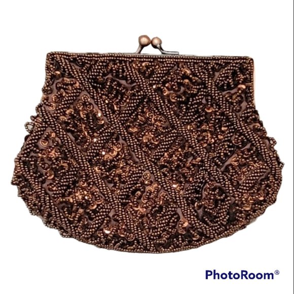 La Regale Handbags - Vintage La Regale Fully Beaded Evening Handbag Clutch Crossbody